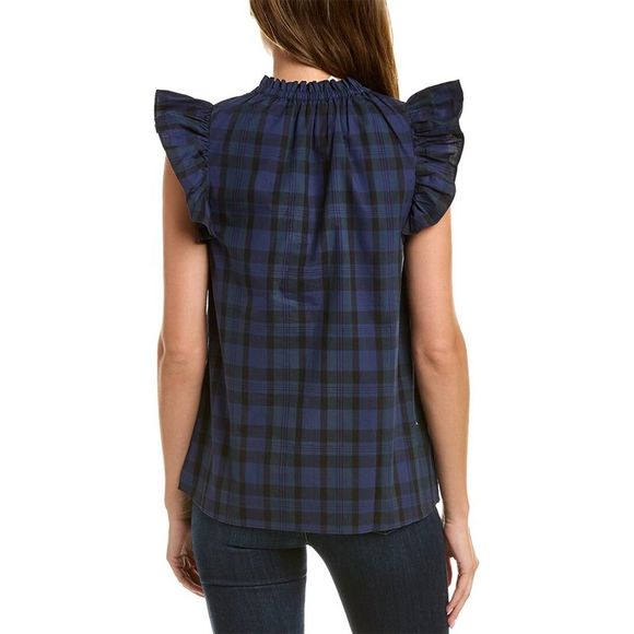 Sail to Sable Flutter Sleeve Top - Picture 2 of 3